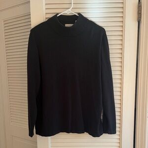 Studio Works Vintage Black Mock-Neck Sweater